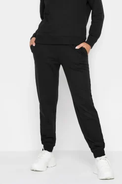 Trousers>PIXIEGIRL Petite Black Elasticated Waist Cuffed Joggers