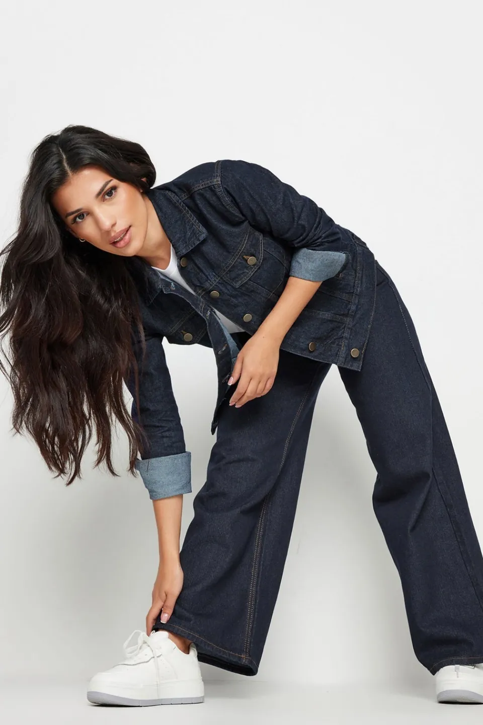 Coats & Jackets>PIXIEGIRL Petite Indigo Blue Denim Jacket