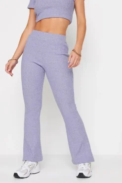 Loungewear>PIXIEGIRL Petite Lilac Purple Flared Leggings