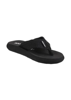 Footwear>Rocket Dog Black Sunset Webbing Flip Flop