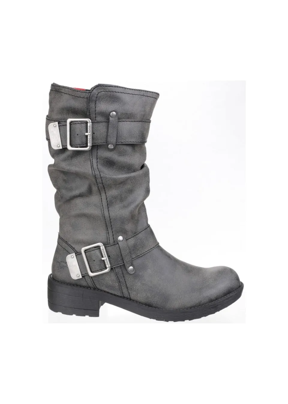 Footwear>Rocket Dog Black Trumble Biker Boot