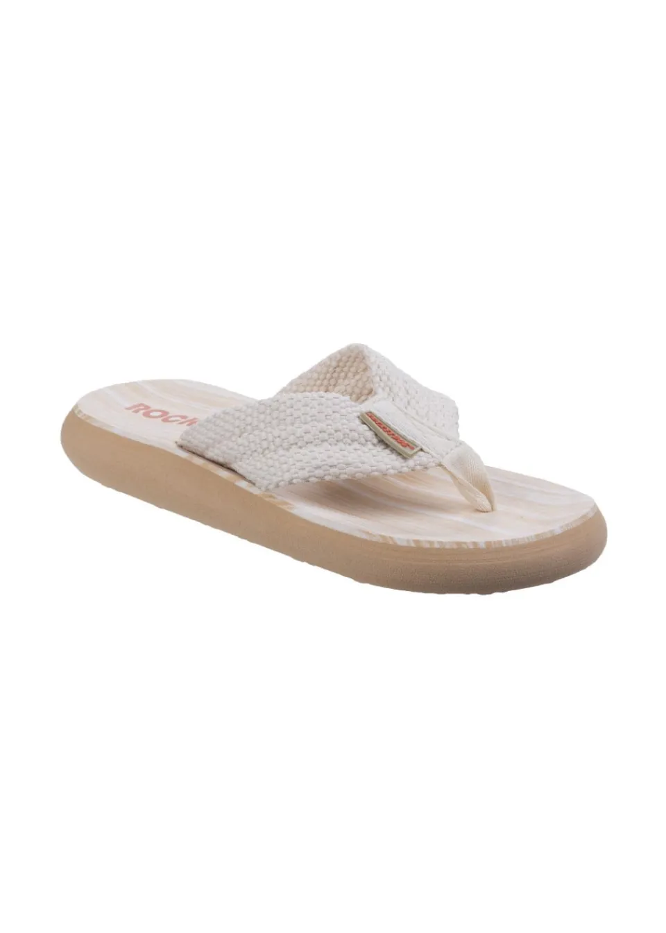 Footwear>Rocket Dog Cream Sunset Webbing Flip Flop