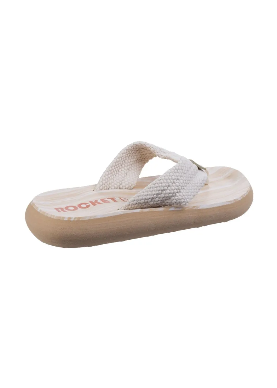Footwear>Rocket Dog Cream Sunset Webbing Flip Flop