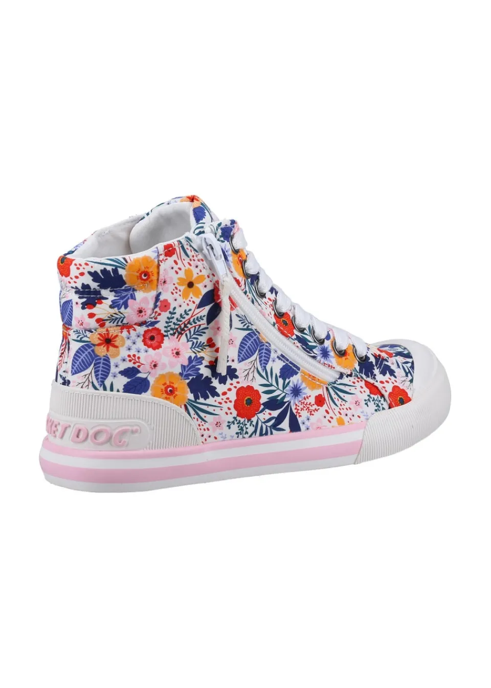 Footwear>Rocket Dog White Jazzin Malden Floral Shoes