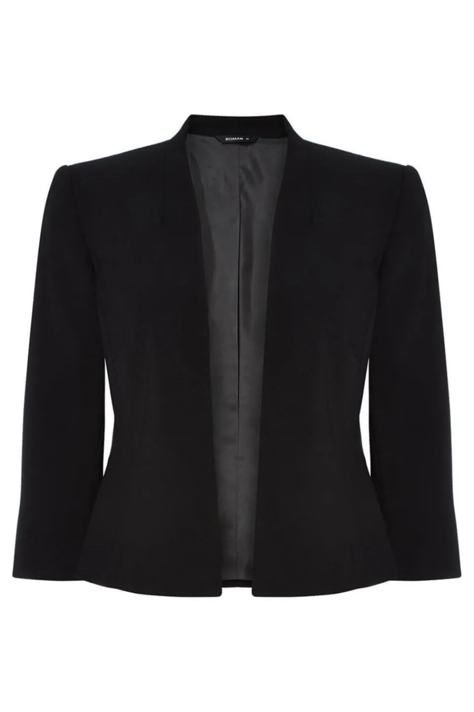 Coats & Jackets>Roman Black 3/4 Sleeve Rochette Jacket MatteBlack