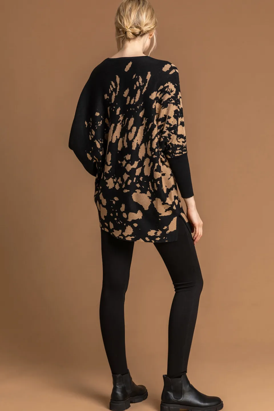 Jeans & Jeggings>Roman Stretch Jersey Denim Jegging Black