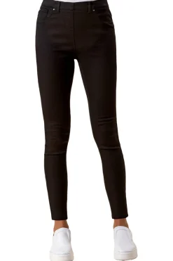 Jeans & Jeggings>Roman Black Ultimate Denim Cropped Jegging (29 Inch) Black-Style1