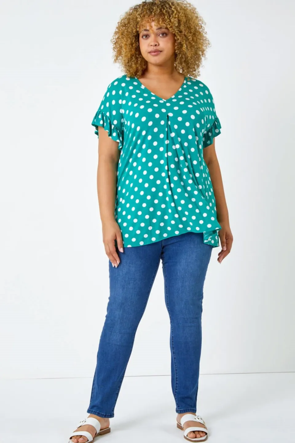 Jeans & Jeggings>Roman Blue Curve Stretch Denim Jegging