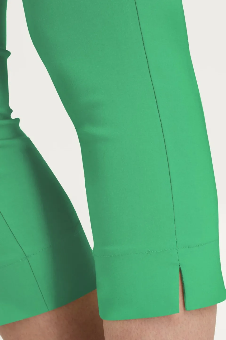 Trousers>Roman Cropped Stretch Trouser Capri Summer Leggings 3/4 Pedal Pushers Green