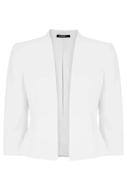 Coats & Jackets>Roman 3/4 Sleeve Rochette Jacket Ivory