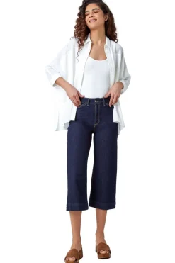Blouses & Shirts>Roman Ivory Relaxed Smart Stretch Shirt