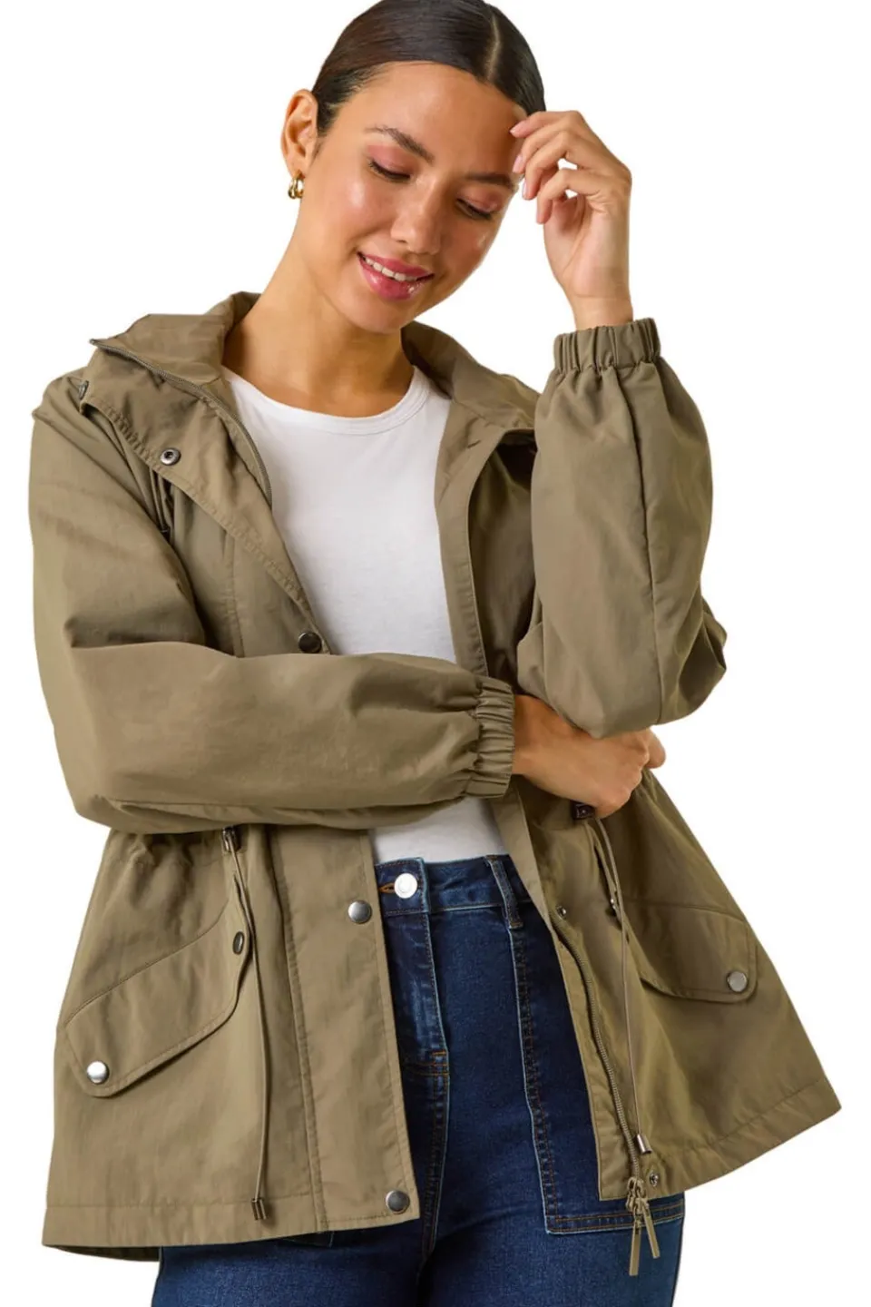 Coats & Jackets>Roman Khaki Lightweight Shower Jacket