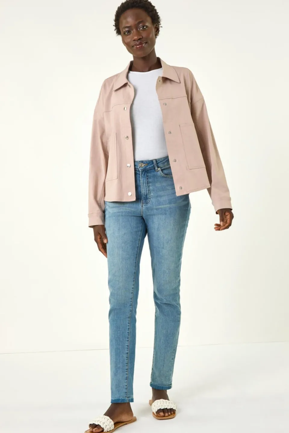 Coats & Jackets>Roman Stone Patch Pocket Jacket