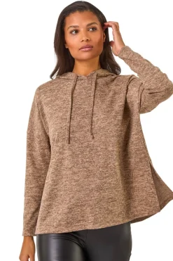 Tops>Roman Stone Soft Touch Drawstring Hoodie