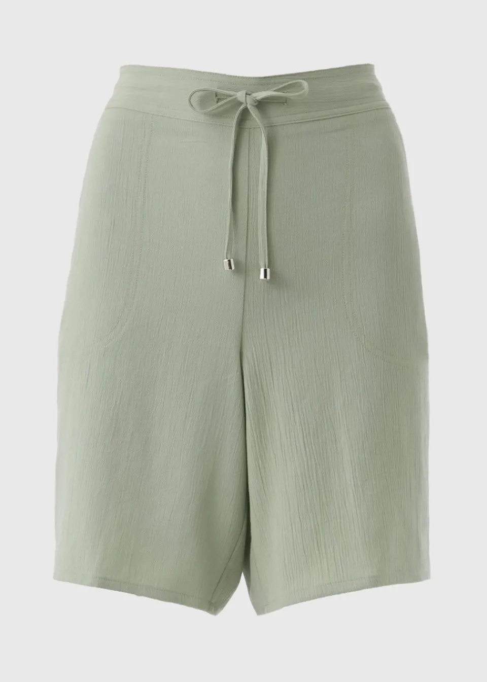 Shorts>Papaya Sage Green Clipper Shorts