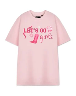 T-Shirts>Show Me The Merch Let's Go Girls Pink T Shirt