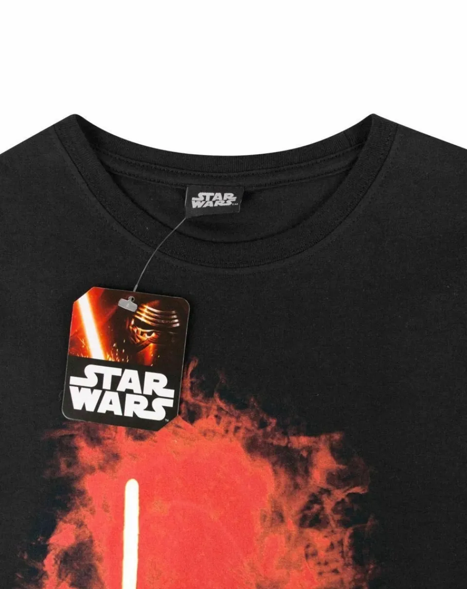 Tops>Star Wars Black Darth Vader Lightsaber T Shirt