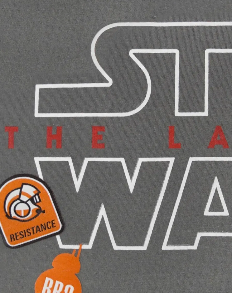 T-Shirts>Star Wars Grey Badges T Shirt