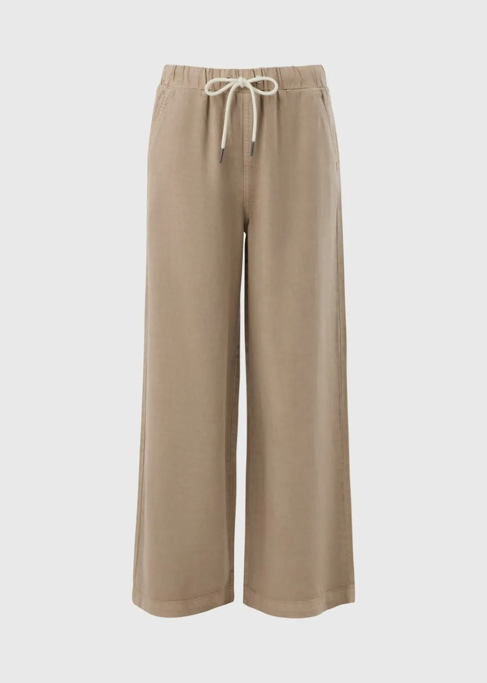 Jeans & Jeggings>Papaya Denim Wide Leg Comfort Fit Jeans Stone