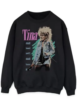 Loungewear>Tina Turner Private Dancer Black Sweatshirt