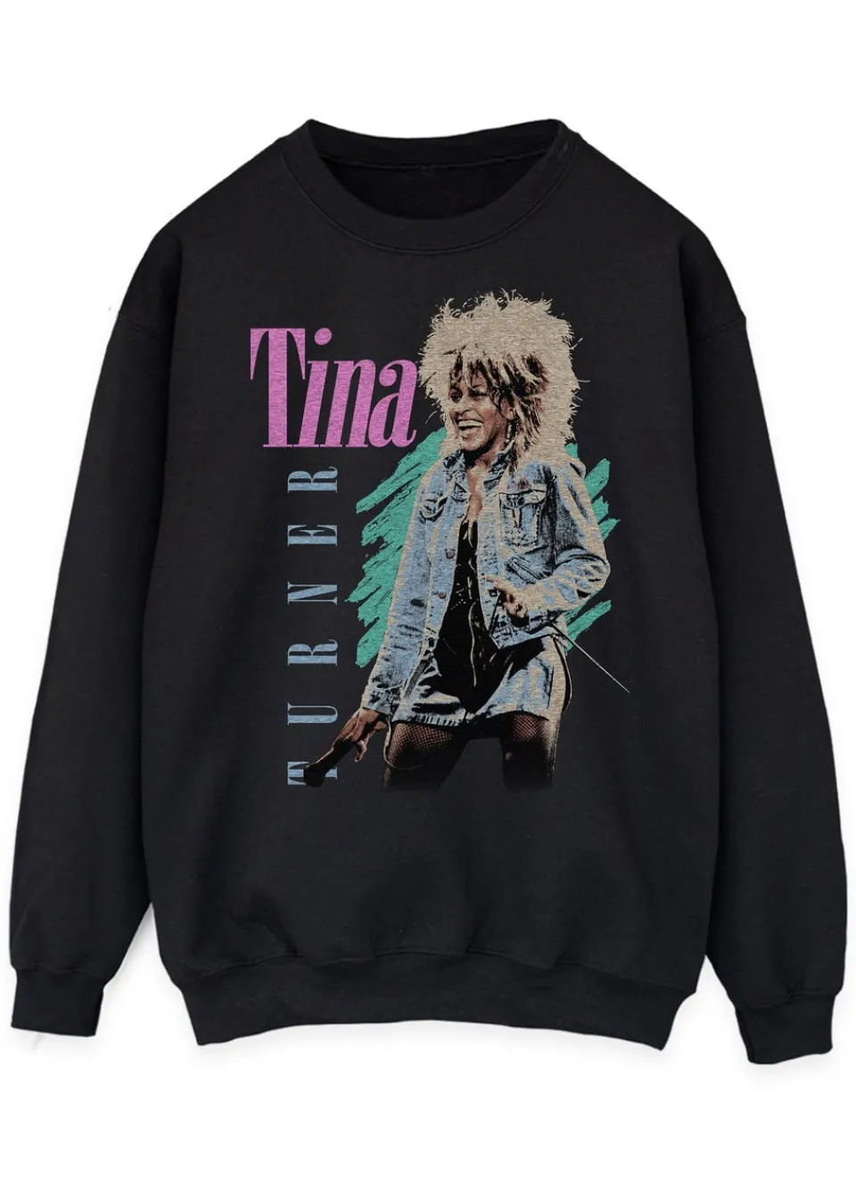 Loungewear>Tina Turner Private Dancer Black Sweatshirt