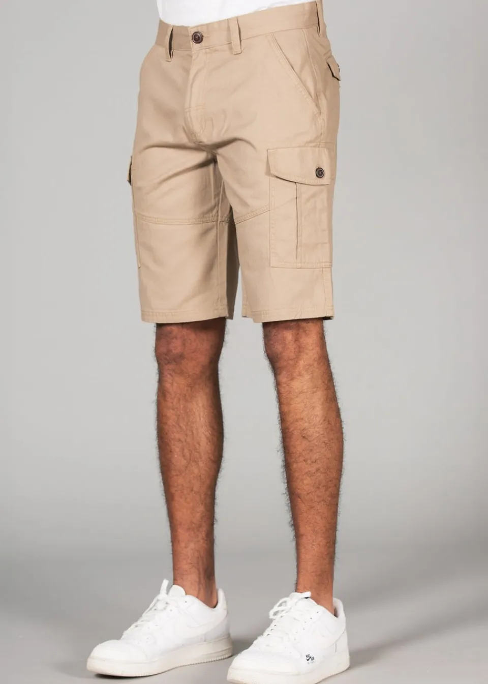 Shorts>Tokyo Laundry Stone Cotton Cargo Shorts