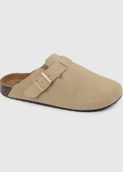 Footwear>Totes Sand Ladies Suede Clog