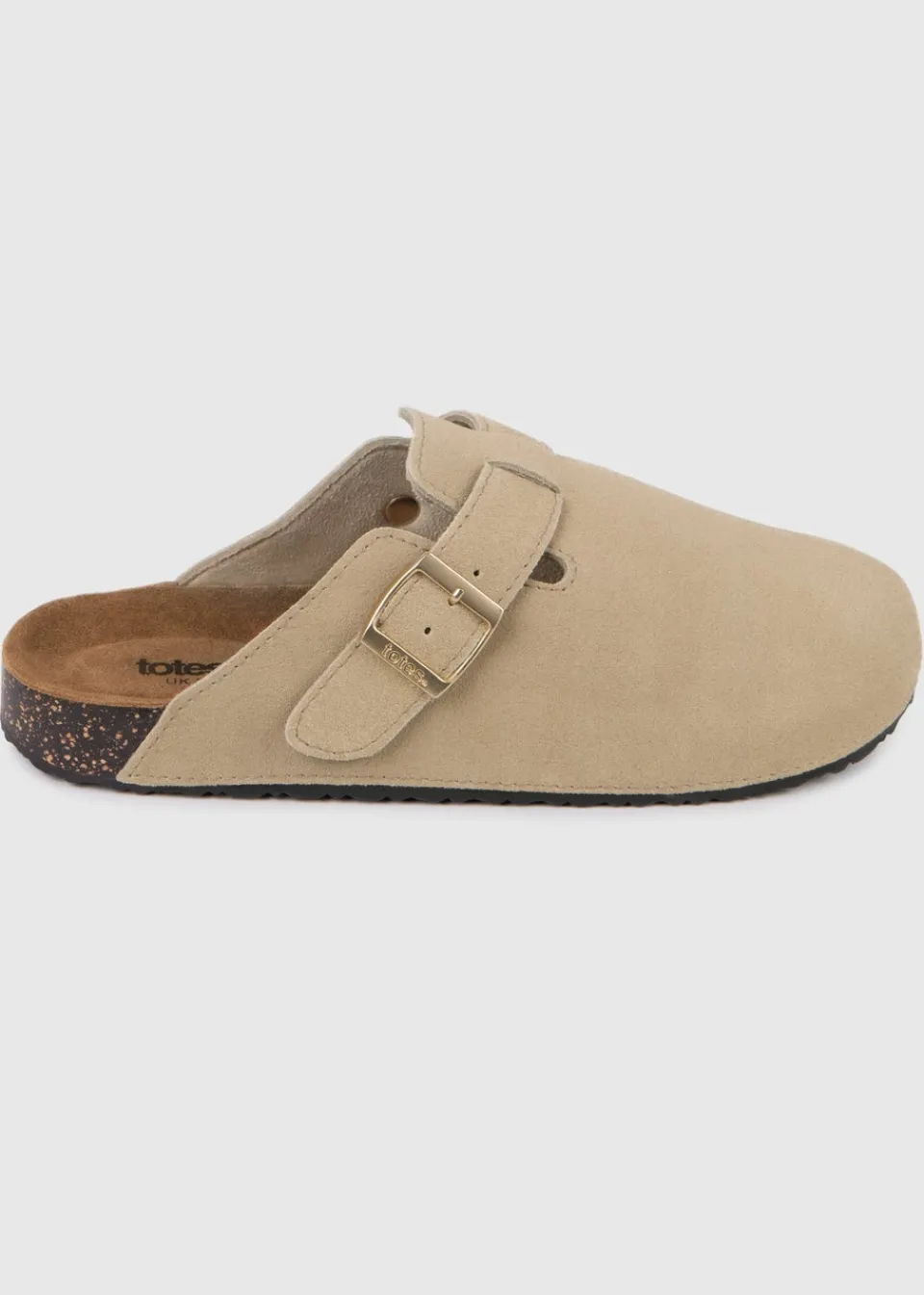 Footwear>Totes Sand Ladies Suede Clog