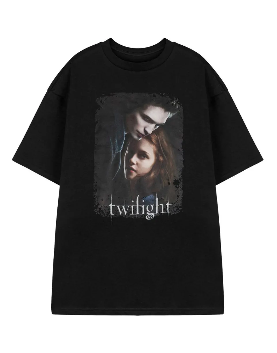 T-Shirts>Twilight Black Movie Poster Short Sleeved T-Shirt