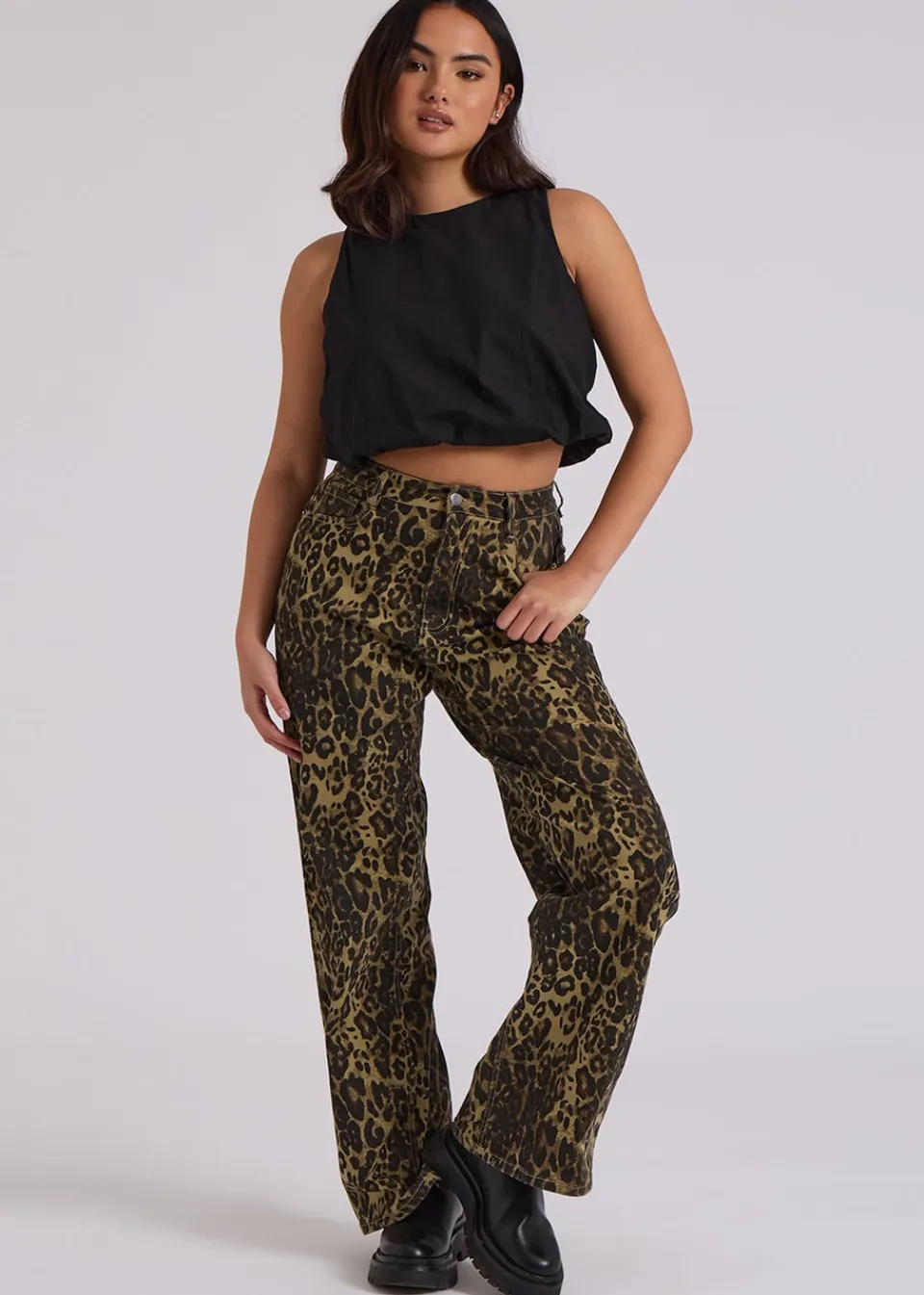 Tops>Urban Bliss Black Open Back Bubble Hem Top