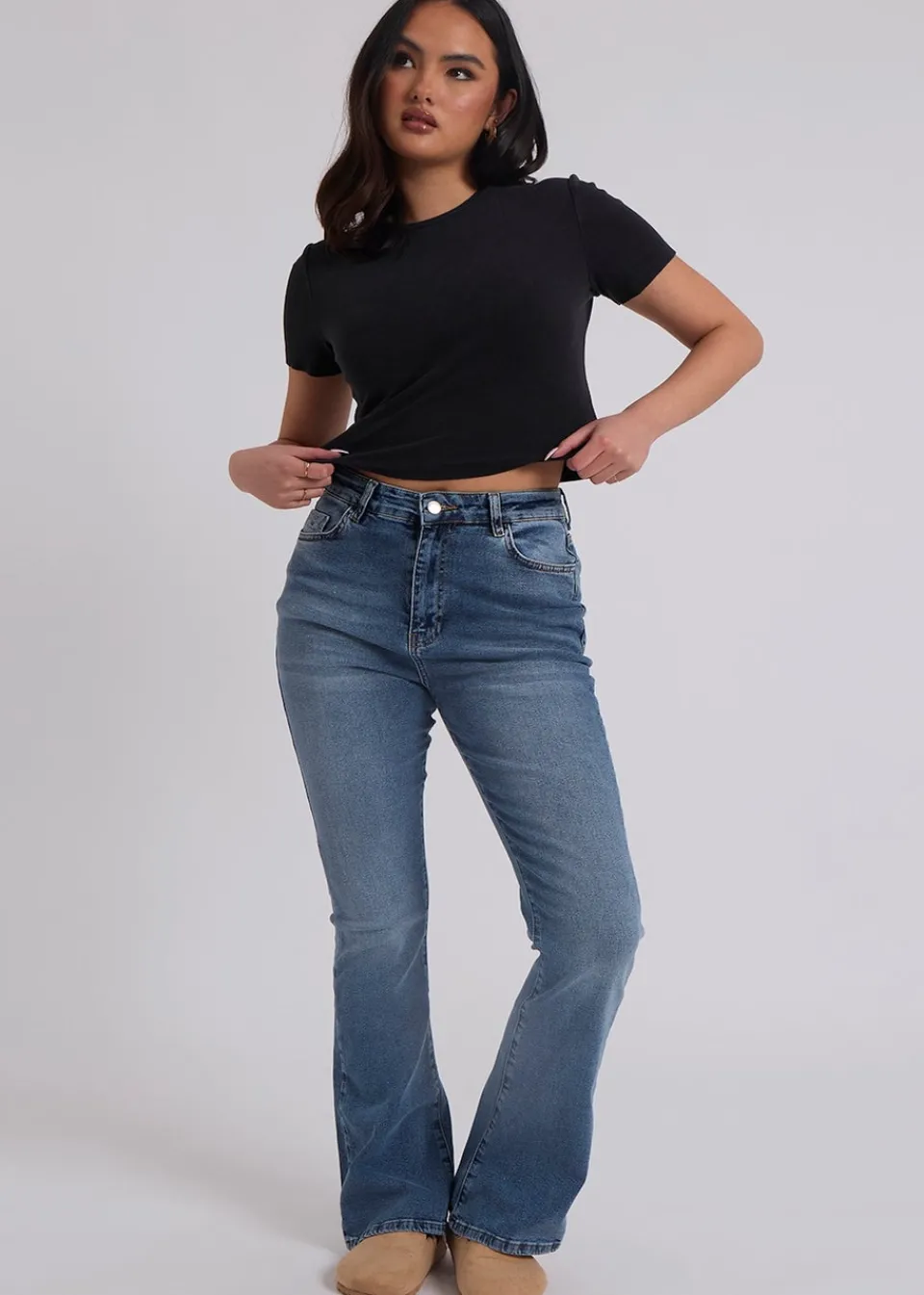 Jeans & Jeggings>Urban Bliss Dark Blue Bootcut Jean