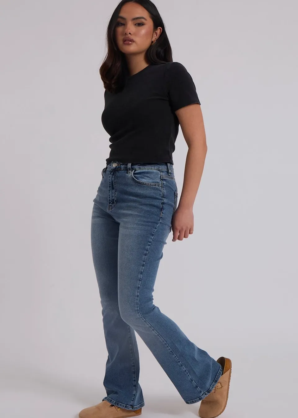 Jeans & Jeggings>Urban Bliss Dark Blue Bootcut Jean