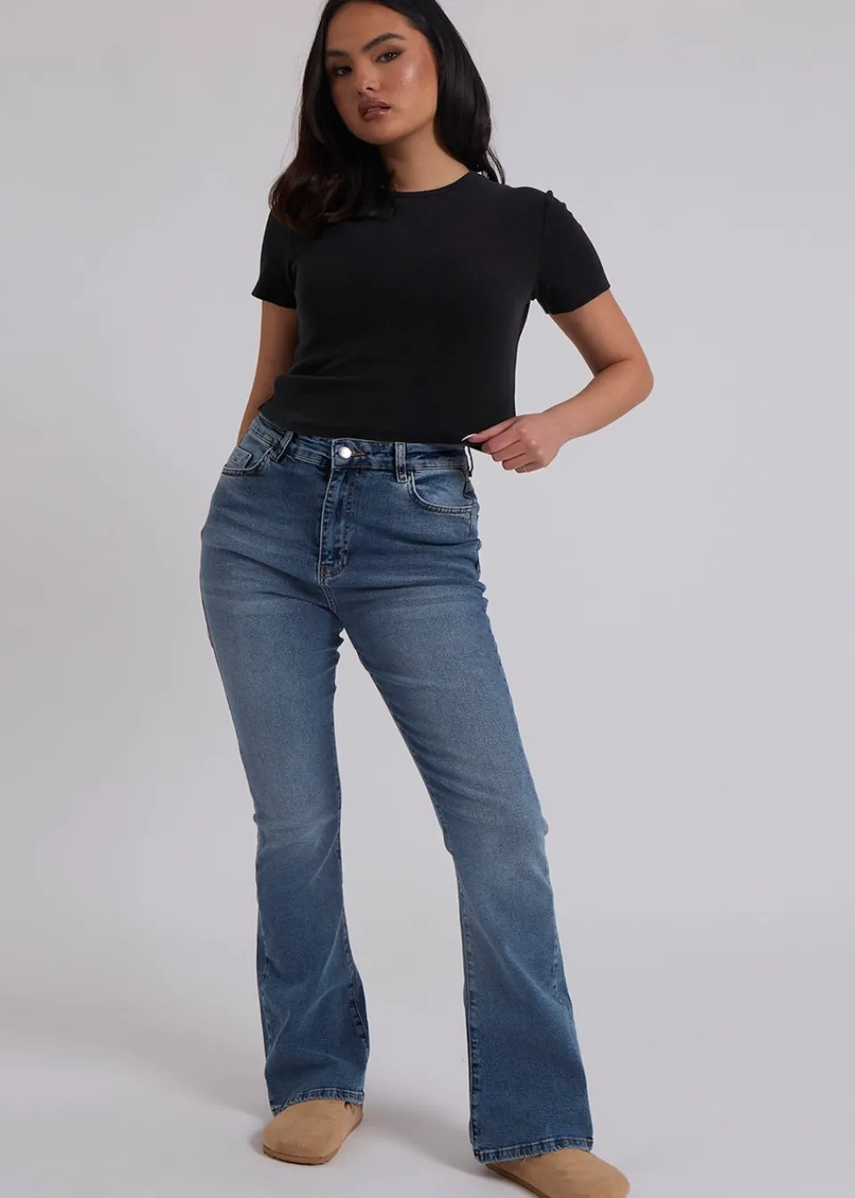 Jeans & Jeggings>Urban Bliss Dark Blue Bootcut Jean