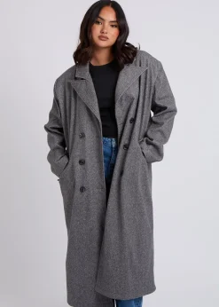 Coats & Jackets>Urban Bliss Grey Heritage Formal Coat