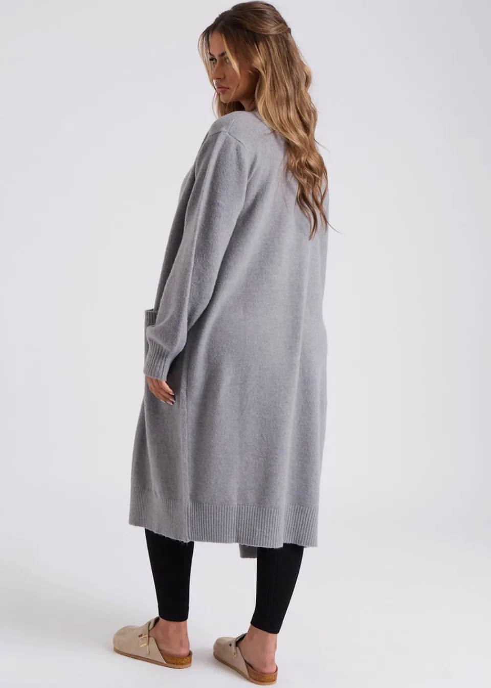 Tops>Urban Bliss Longline Cardigan Grey