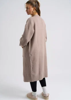Tops>Urban Bliss Longline Cardigan Mink