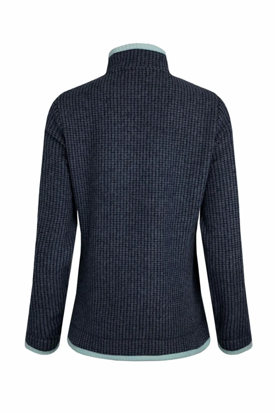 Coats & Jackets>Weird Fish Blue Beye 1/4 Zip Grid Fleece