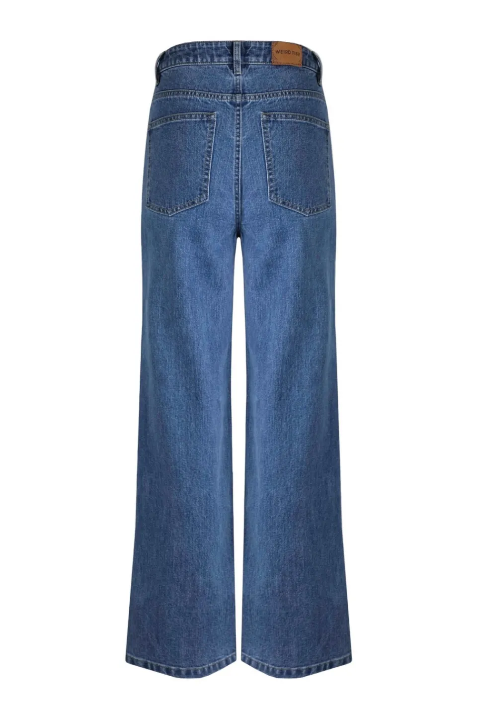 Jeans & Jeggings>Weird Fish Blue Corine Wide Leg Denim Jeans