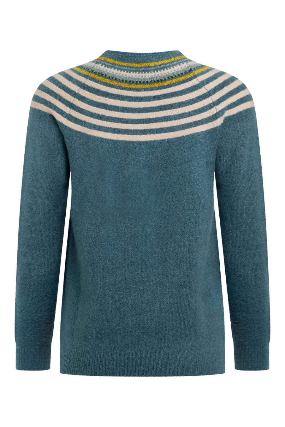 Tops>Weird Fish Blue Sinatra Patterned Knit Jumper