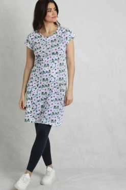 Dresses>Weird Fish Blue Tallahassee Jersey Dress