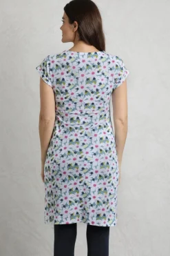 Dresses>Weird Fish Blue Tallahassee Jersey Dress