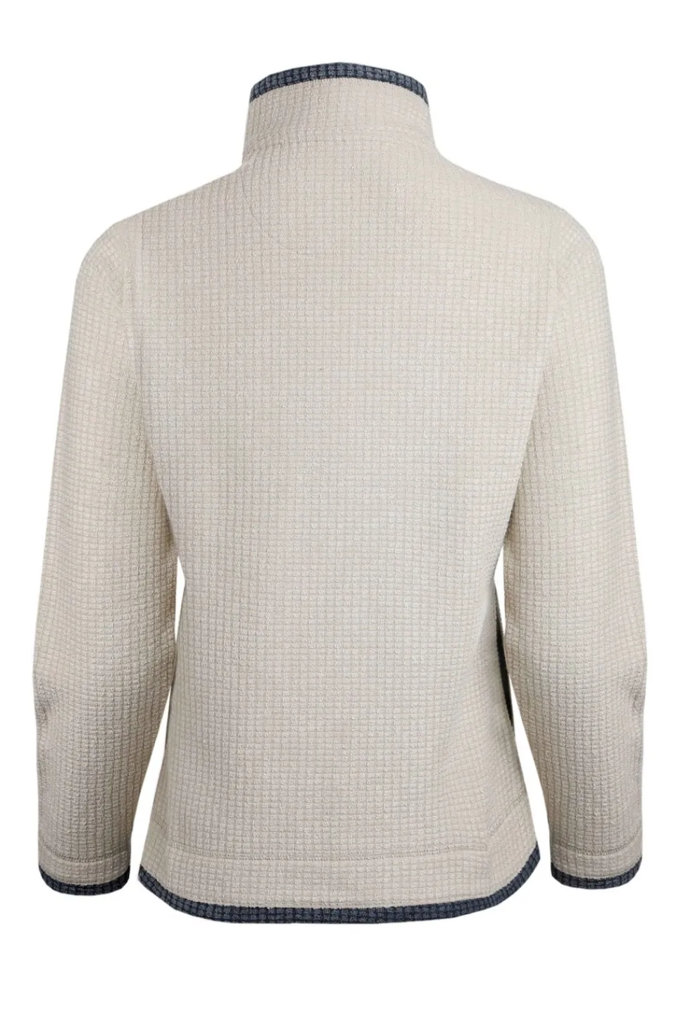 Coats & Jackets>Weird Fish Cream Ariana Full Zip Grid Fleece