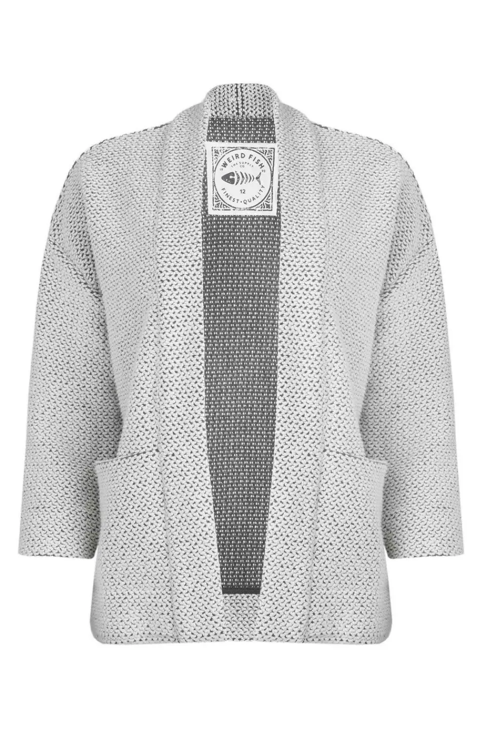 Tops>Weird Fish Cream Santosh Cropped Macaroni Kimono Cardigan