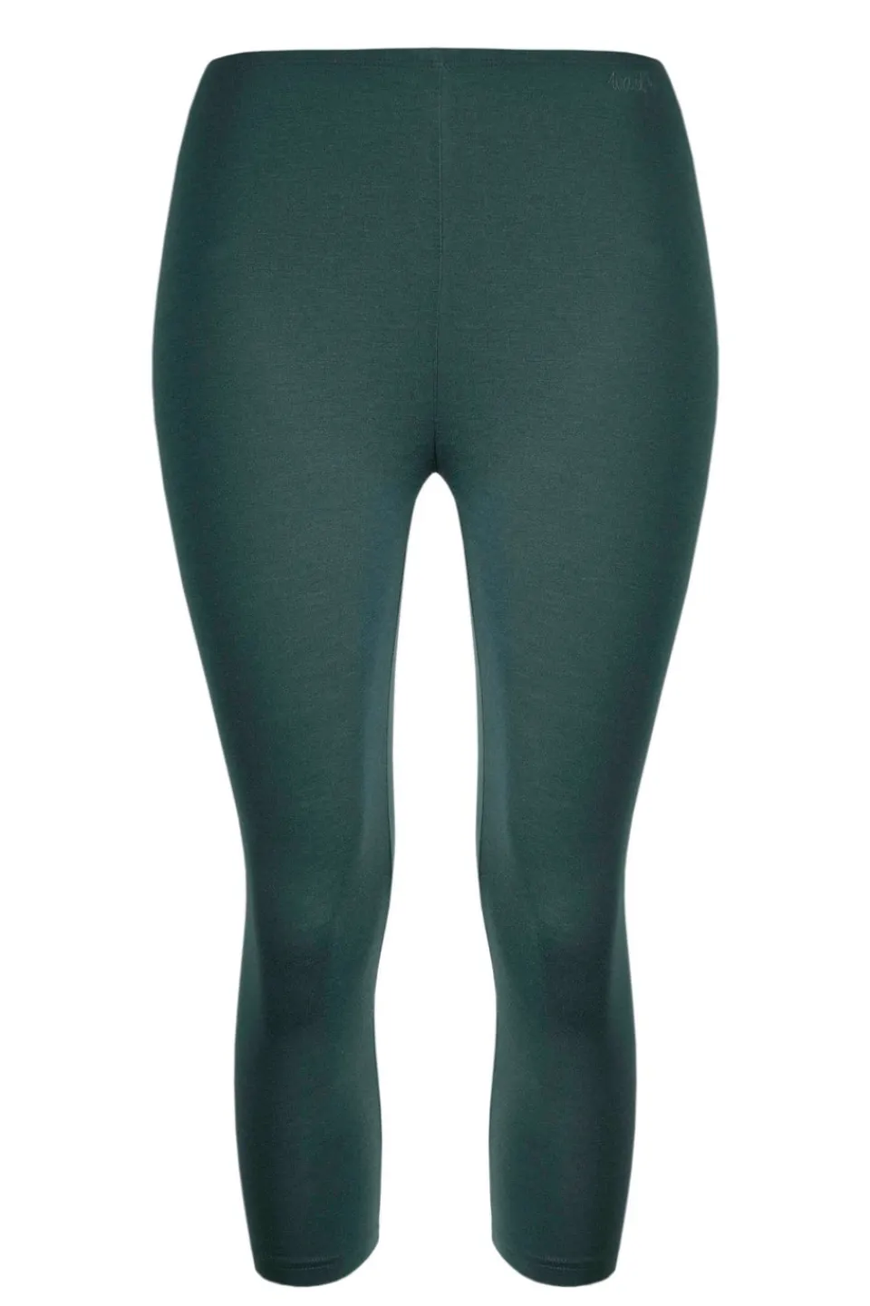 Leggings>Weird Fish Green Blondie Cropped Leggings