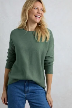 Tops>Weird Fish Jade Dalla Knitted Crew Neck Jumper