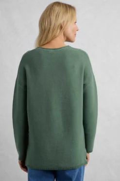 Tops>Weird Fish Jade Dalla Knitted Crew Neck Jumper