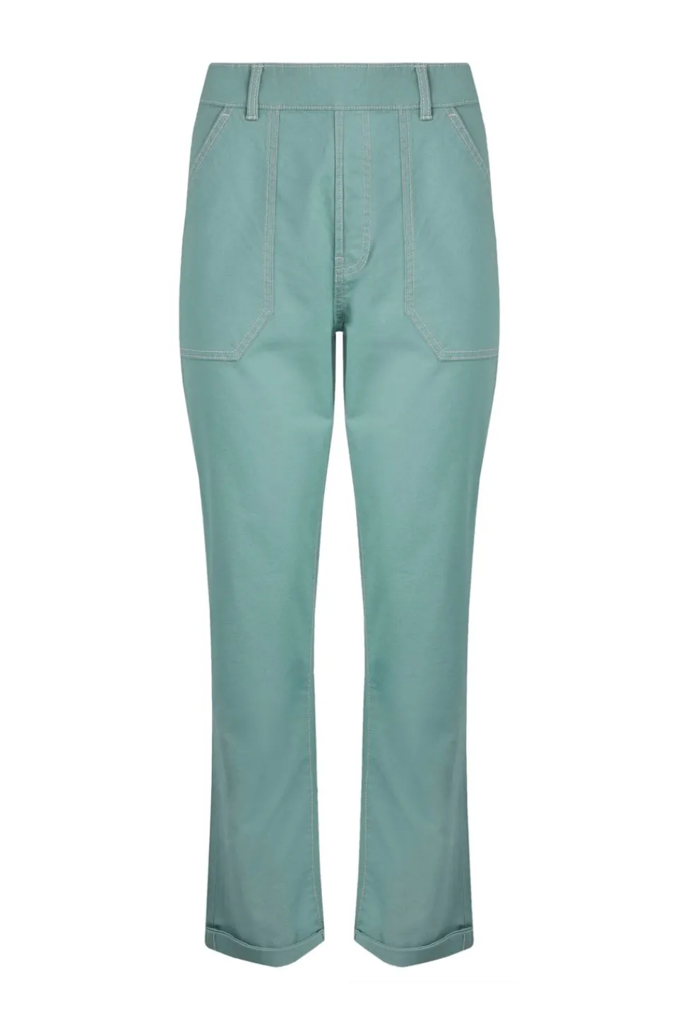 Trousers>Weird Fish Light Blue Malorri Chino Trousers