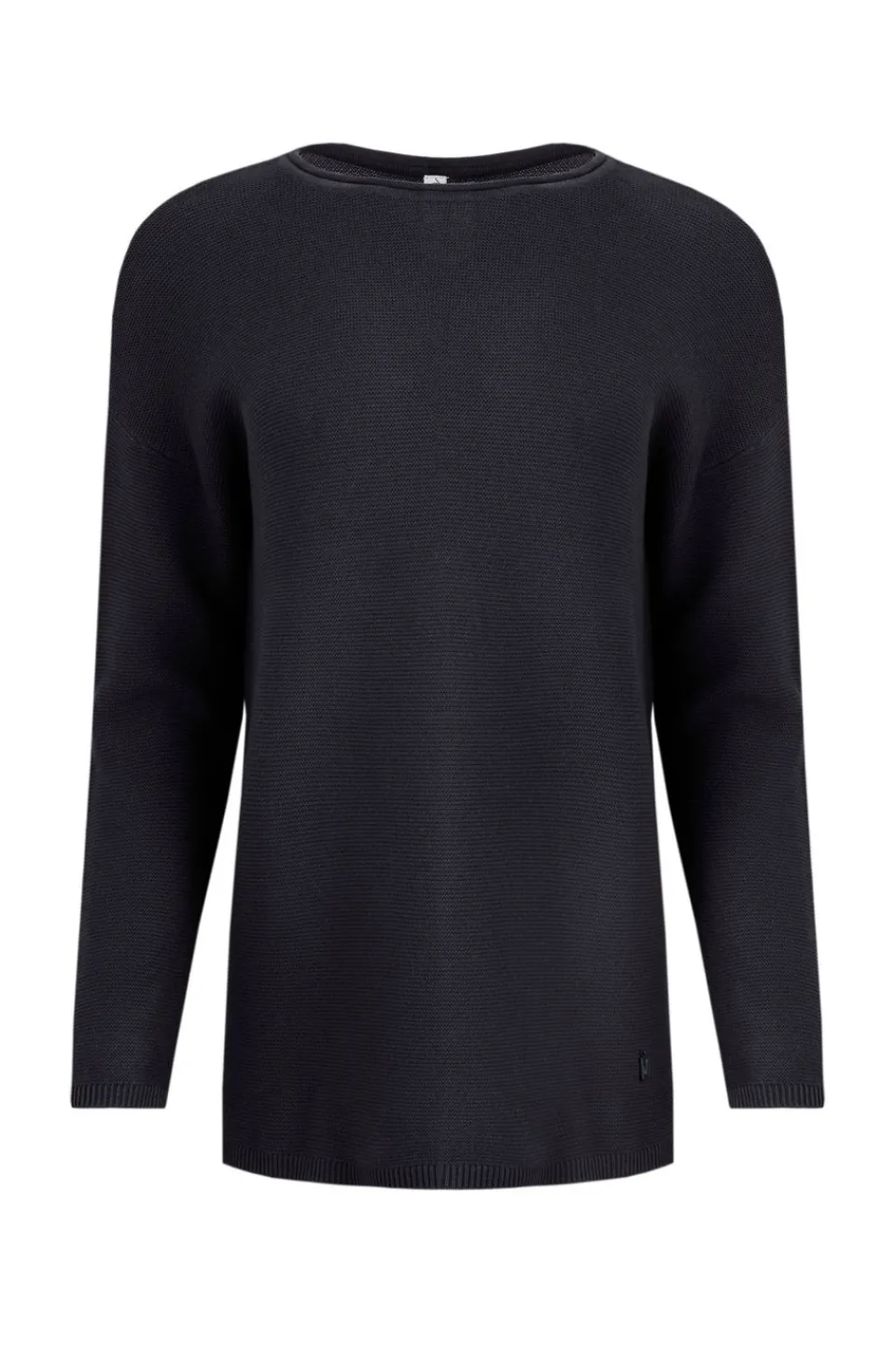 Tops>Weird Fish Navy Dalla Knitted Crew Neck Jumper