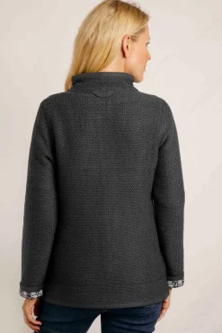 Coats & Jackets>Weird Fish Navy Sontee Full Zip Macaroni