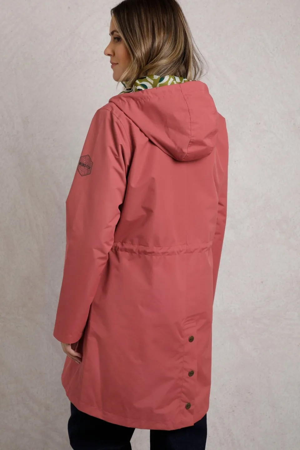 Coats & Jackets>Weird Fish Pink Delara Showerproof Jacket